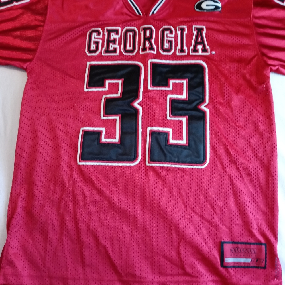Georgia red Jersey size medium UGA Dawgs old school jersey - high quality
